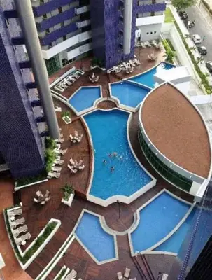 A piscina em ou perto de Beach Class Fortaleza - 1404T03 - Muito confortável e na Praia de Iracema