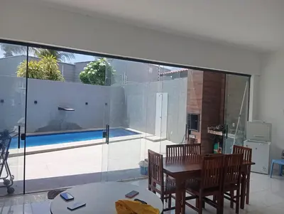 A piscina em ou perto de Casa Riso Dourado