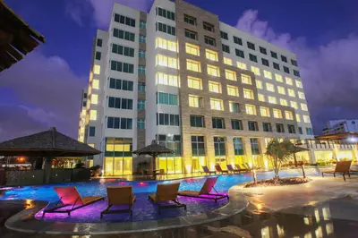 A piscina em ou perto de Gran Mareiro Hotel