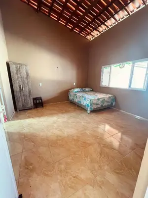 Uma cama ou camas num quarto em Espaço J&E
