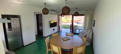 Uma área de estar em Conduru Preá Kite House