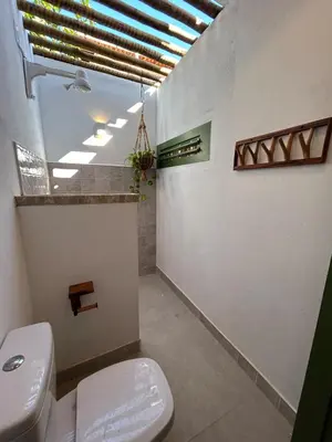 Uma casa de banho em Casa Sabiá, Praia de Peroba, CE