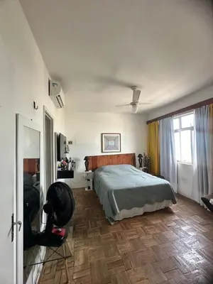 Uma cama ou camas num quarto em Apto na BEIRA MAR