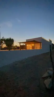 O edifício onde a casa de férias está situado