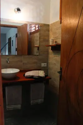 Uma casa de banho em B&B Pedra do Meio