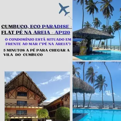 Pé na Areia com Piscina Vista Mar- EcoParadise-120