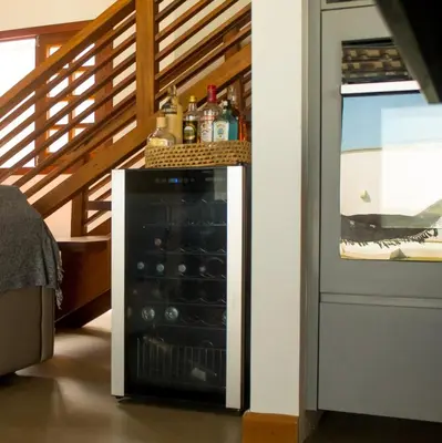 A cozinha ou kitchenette de Casa Angatu Mansão paradisíaca no Preá