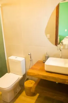 Uma casa de banho em Casa Angatu Mansão paradisíaca no Preá
