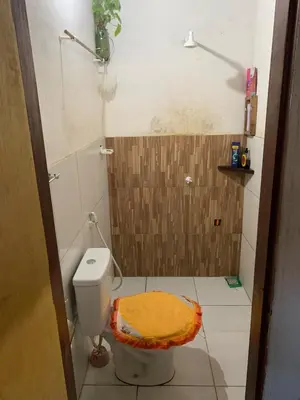 Uma casa de banho em Refúgio Rústico