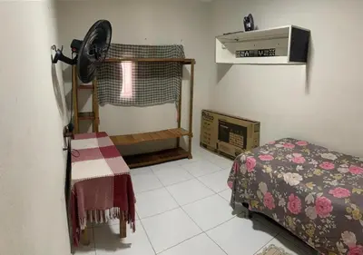Uma cama ou camas num quarto em Refúgio Rústico