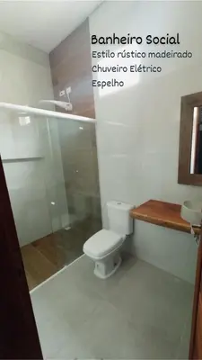 Uma casa de banho em Casa Passarela