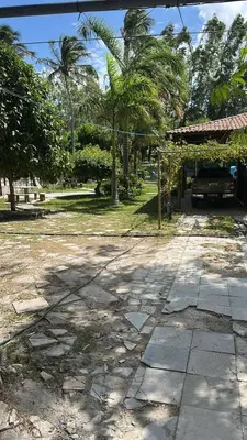 Um jardim no exterior de Sitio Novotur - Praia do Preá