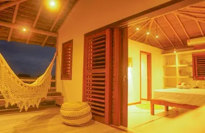 Uma cama ou camas num quarto em Villa Mandala