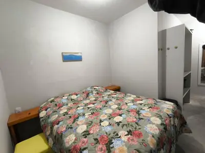 Uma cama ou camas num quarto em Casa mirante de Parajuru