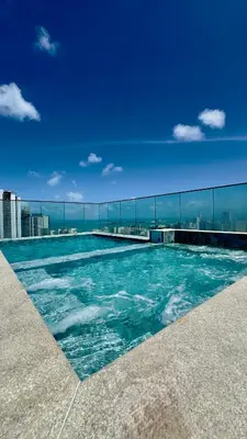 A piscina em ou perto de Beach Cless Meireles Master 1810 a 500m da Beira Mar