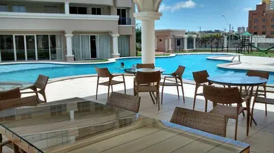 A piscina em ou perto de Apto Charmoso Praia do Futuro - Fortaleza CE
