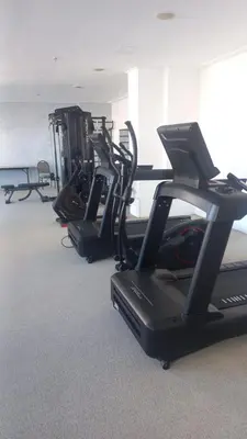 O centro de fitness e/ou as comodidades de fitness de Apartamento 5 Min A Pé da Praia de Iracema