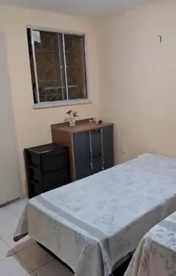 Uma cama ou camas num quarto em ZUM HOSPEDAGEM Fortaleza