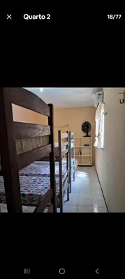 Uma cama ou camas num quarto em ZUM HOSPEDAGEM Fortaleza