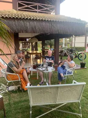 Os clientes hospedados em CASAS DO TON FLEIXERAs