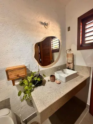 Uma casa de banho em casa nova
