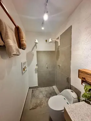 Uma casa de banho em casa nova