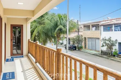 O edifício onde o apartamento está situado