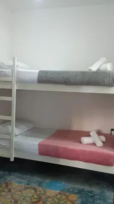 Uma cama ou camas num quarto em Casa Bosque Guajiru