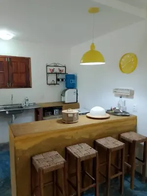 A cozinha ou kitchenette de Casa Bosque Guajiru