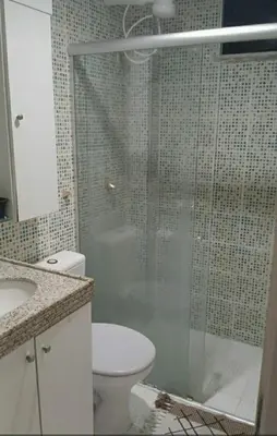 Uma casa de banho em Apartment in Praia do Futuro