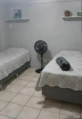 Uma cama ou camas num quarto em Apartment in Praia do Futuro