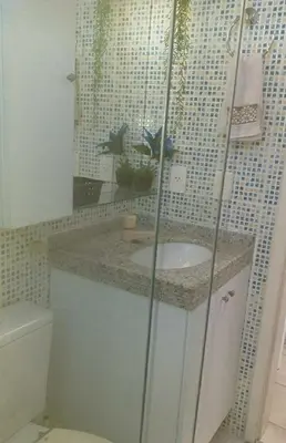 Uma casa de banho em Apartment in Praia do Futuro