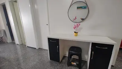 A planta de Excelente apto confortável 4 hóspedes