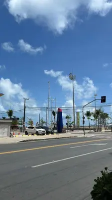 A planta de Flat Beira Mar - Apto 1301