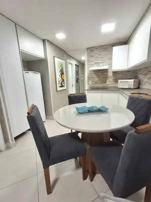 Uma área de estar em Apart 203 Vista Mar