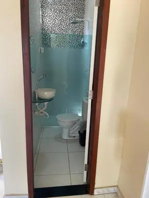 Uma casa de banho em Casa duplex vista mar, p 10 pessoas ou MAIS a combinar