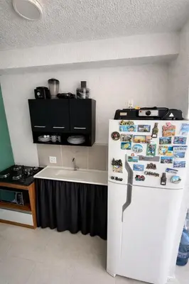 A cozinha ou kitchenette de Apartment near Croco Beach Cool