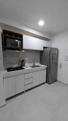 A cozinha ou kitchenette de Apartamento em Fortaleza