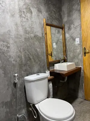 Uma casa de banho em Casa Aura Solis Preá
