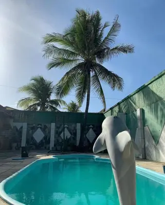A piscina em ou perto de Casa de Praia no Icaraí- CE