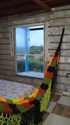 A planta de Pedacinho dCéu - entre a praia e a lagoa