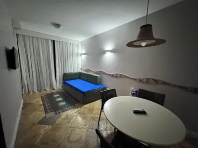 A planta de Suites Resort ao lado do Beach Park e Pé na areia Apt térreo adm por anfitrião