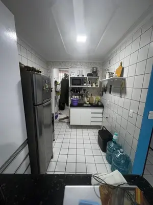 A cozinha ou kitchenette de Apartamento com vista para o Mar - Praia do Futuro