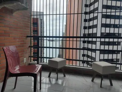Uma área de estar em Refúgio em Mucuripe