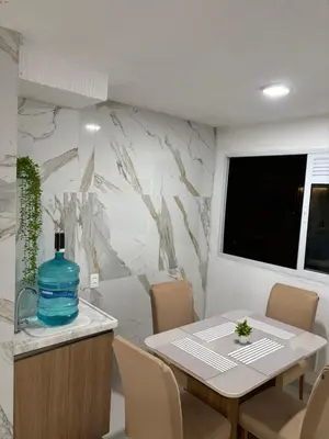 Uma televisão e/ou sistema de entretenimento em Apartamento Fortaleza Beira-mar praia do futuro