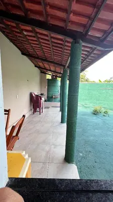 Um pátio ou outra área exterior em Casa do reginaldo