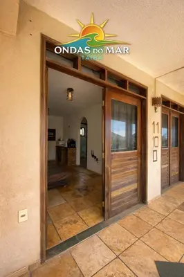 A planta de Apartamento Ondas do Mar - Taíba