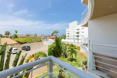 Uma varanda ou terraço em Aptos em Cond. c/ Piscina a 1 Quadra da Praia de Cumbuco - KVI