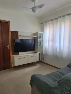 Uma televisão e/ou sistema de entretenimento em Dream Village 702H - Beira Mar