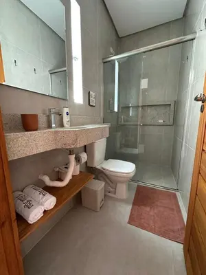 Uma casa de banho em Villa Rita - Preá